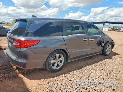Trzecie zdjęcie samochodu z tyłu: 2018 HONDA ODYSSEY EXL VIN:5FNRL6H76JB108225 - miniatura