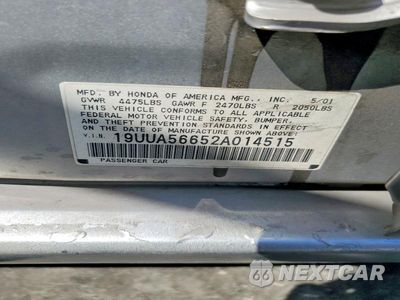 Zdjęcie 12 z 12 samochodu: 2002 ACURA 3.2TL VIN:19UUA56652A014515 - miniatura