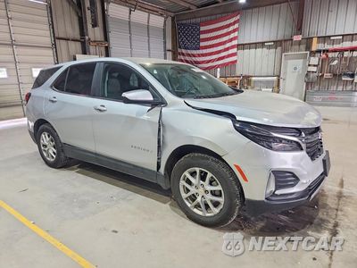 Czwarte zdjęcie samochodu z boku: 2022 CHEVROLET EQUINOX LT VIN:3GNAXUEVXNL241934 - miniatura