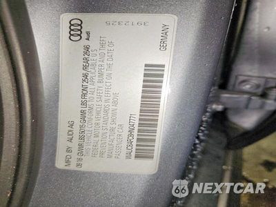 Zdjęcie 12 z 12 samochodu: 2017 AUDI A6 PREMIUM VIN:WAUC8AFC8HN047771 - miniatura