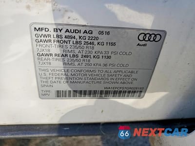 Zdjęcie 13 z 13 samochodu: 2016 AUDI Q3 PREMIUM PLUS VIN:WA1EFCFS7GR025153 - miniatura