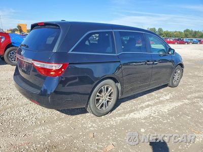 Trzecie zdjęcie samochodu z tyłu: 2013 HONDA ODYSSEY EXL VIN:5FNRL5H65DB004847 - miniatura