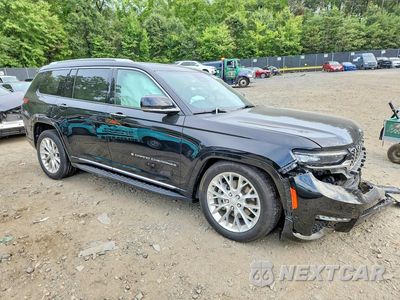 Czwarte zdjęcie samochodu z boku: 2021 JEEP GRAND CHEROKEE L SUMMIT VIN:1C4RJKEG4M8108926 - miniatura