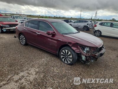 Czwarte zdjęcie samochodu z boku: 2014 HONDA ACCORD HYBRID EXL VIN:1HGCR6F53EA010615 - miniatura