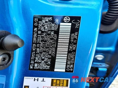 Zdjęcie 12 z 12 samochodu: 2020 TOYOTA PRIUS LE VIN:JTDKARFU2L3114069 - miniatura