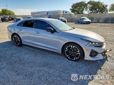 Czwarte zdjęcie samochodu z boku: 2023 KIA K5 GT LINE VIN:5XXG64J27PG184060 - miniatura