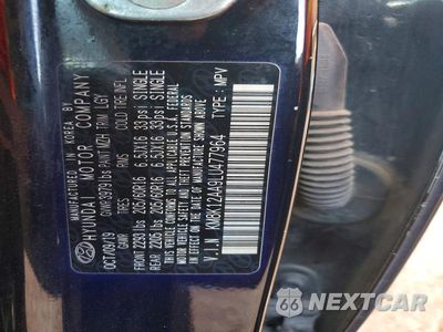 Zdjęcie 12 z 12 samochodu: 2020 HYUNDAI KONA SE VIN:KM8K12AA9LU477964 - miniatura