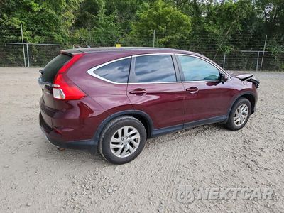 Trzecie zdjęcie samochodu z tyłu: 2015 HONDA CR-V EX VIN:5J6RM4H50FL001024 - miniatura