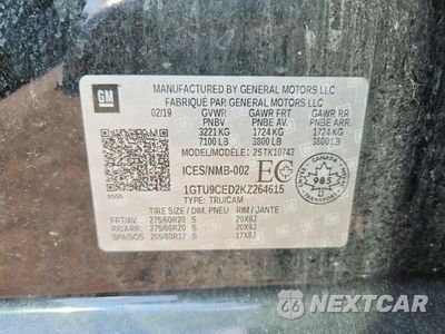 Zdjęcie 12 z 12 samochodu: 2019 GMC SIERRA K1500 ELEVATION VIN:1GTU9CED2KZ264615 - miniatura