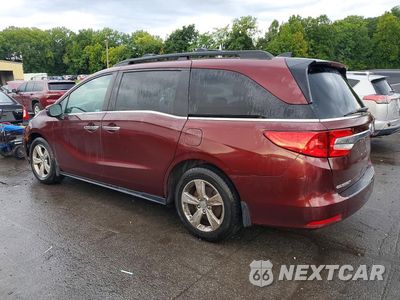 Drugie zdjęcie samochodu z przodu: 2020 HONDA ODYSSEY EXL VIN:5FNRL6H76LB046294 - miniatura
