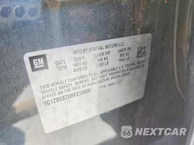 Zdjęcie 13 z 13 samochodu: 2017 CHEVROLET MALIBU LS VIN:1G1ZB5ST6HF210836 - miniatura