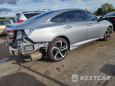 Trzecie zdjęcie samochodu z tyłu: 2020 HONDA ACCORD SPORT VIN:1HGCV1F30LA143021 - miniatura