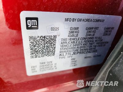 Zdjęcie 13 z 13 samochodu: 2025 CHEVROLET TRAX 2RS VIN:KL77LJEP9SC242365 - miniatura