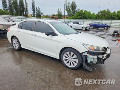 Czwarte zdjęcie samochodu z boku: 2013 HONDA ACCORD EXL VIN:1HGCR2F87DA013468 - miniatura