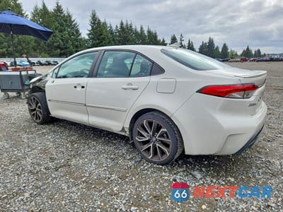 Drugie zdjęcie samochodu z przodu: 2020 TOYOTA COROLLA SE VIN:5YFS4RCEXLP049564 - miniatura