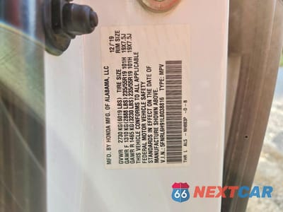 Zdjęcie 13 z 13 samochodu: 2020 HONDA ODYSSEY ELITE VIN:5FNRL6H91LB038816 - miniatura