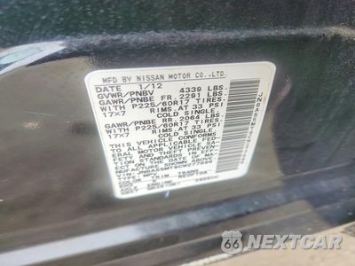 Zdjęcie 12 z 12 samochodu: 2012 NISSAN ROGUE S VIN:JN8AS5MT9CW277896 - miniatura