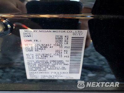 Zdjęcie 14 z 14 samochodu: 2017 NISSAN ROGUE S VIN:5N1AT2MT4HC793580 - miniatura