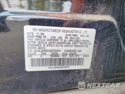 Zdjęcie 12 z 12 samochodu: 2010 INFINITI EX35 BASE VIN:JN1AJ0HR2AM752879 - miniatura