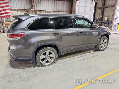 Trzecie zdjęcie samochodu z tyłu: 2015 TOYOTA HIGHLANDER LIMITED PLATINUM VIN:5TDDKRFH2FS139663 - miniatura
