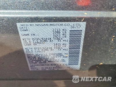 Zdjęcie 14 z 14 samochodu: 2017 NISSAN PATHFINDER S VIN:5N1DR2MM7HC695115 - miniatura