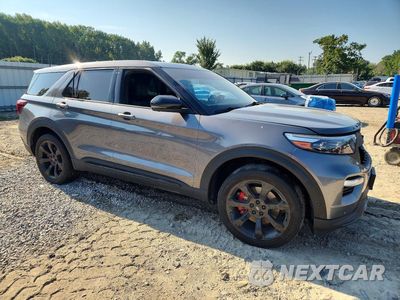 Czwarte zdjęcie samochodu z boku: 2021 FORD EXPLORER ST VIN:1FM5K8GC5MGA36337 - miniatura