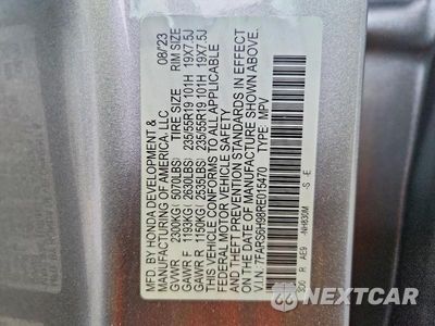 Zdjęcie 14 z 14 samochodu: 2024 HONDA CR-V SPORT TOURING VIN:7FARS6H98RE015470 - miniatura
