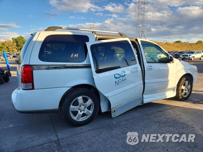 Trzecie zdjęcie samochodu z tyłu: 2007 CHEVROLET UPLANDER INCOMPLETE VIN:1GBDV13197D125034 - miniatura