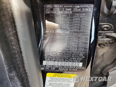 Zdjęcie 13 z 13 samochodu: 2018 LAND ROVER RANGE ROVER EVOQUE SE VIN:SALVP2RX6JH297607 - miniatura