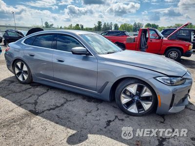 Czwarte zdjęcie samochodu z boku: 2023 BMW I4 EDRIVE 40 VIN:WBY73AW06PFP83477 - miniatura