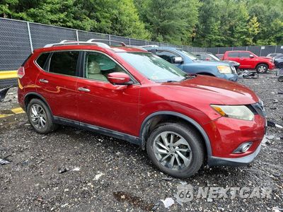 Czwarte zdjęcie samochodu z boku: 2015 NISSAN ROGUE SL VIN:5N1AT2MV1FC892341 - miniatura