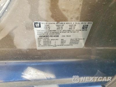 Zdjęcie 12 z 12 samochodu: 2015 CHEVROLET SILVERADO K1500 LTZ VIN:3GCUKSEC1FG142386 - miniatura