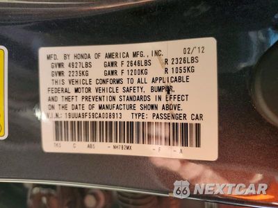 Zdjęcie 12 z 12 samochodu: 2012 ACURA TL VIN:19UUA9F59CA008913 - miniatura