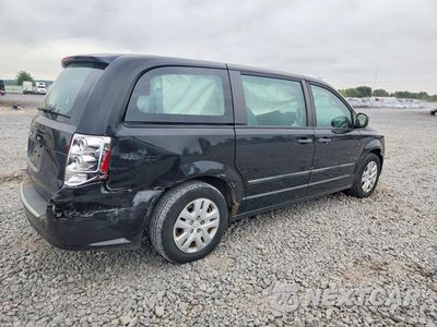 Trzecie zdjęcie samochodu z tyłu: 2014 DODGE GRAND CARAVAN SE VIN:2C4RDGBG3ER473967 - miniatura