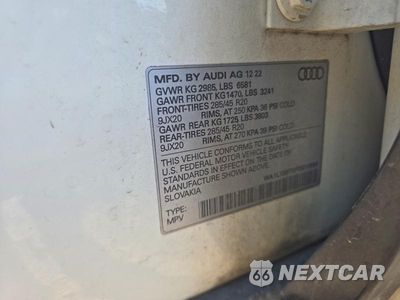 Zdjęcie 13 z 13 samochodu: 2023 AUDI Q7 PREMIUM PLUS VIN:WA1LXBF72PD010566 - miniatura