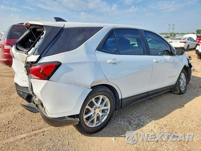 Trzecie zdjęcie samochodu z tyłu: 2022 CHEVROLET EQUINOX LS VIN:3GNAXHEV8NS167894 - miniatura