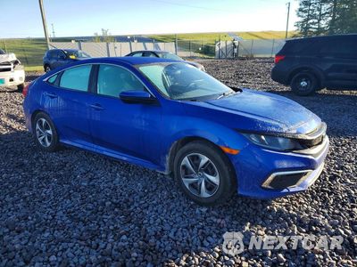 Czwarte zdjęcie samochodu z boku: 2020 HONDA CIVIC LX VIN:19XFC2F64LE027934 - miniatura