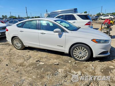 Czwarte zdjęcie samochodu z boku: 2015 FORD FUSION SE HYBRID VIN:3FA6P0LUXFR228459 - miniatura