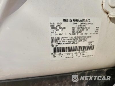 Zdjęcie 13 z 13 samochodu: 2021 FORD EXPLORER XLT VIN:1FMSK8DH6MGA79426 - miniatura