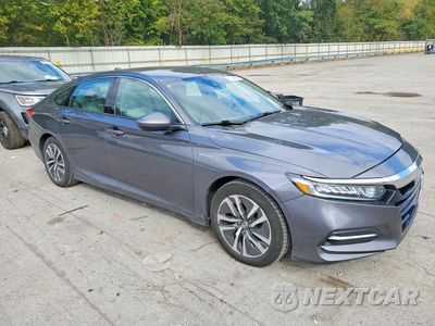 Czwarte zdjęcie samochodu z boku: 2018 HONDA ACCORD HYBRID VIN:1HGCV3F11JA006631 - miniatura