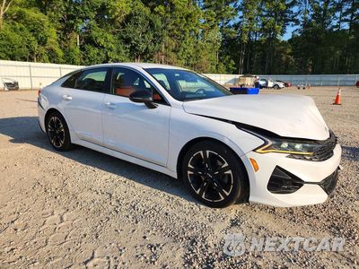 Czwarte zdjęcie samochodu z boku: 2023 KIA K5 GT LINE VIN:5XXG64J24PG201431 - miniatura