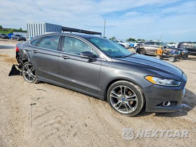 Czwarte zdjęcie samochodu z boku: 2016 FORD FUSION TITANIUM VIN:3FA6P0K91GR101016 - miniatura