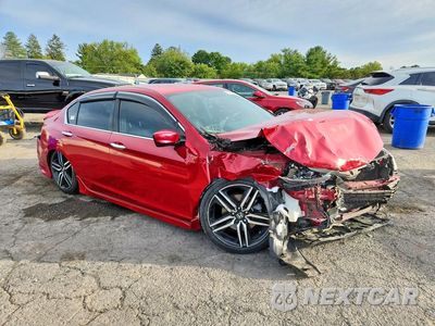 Czwarte zdjęcie samochodu z boku: 2017 HONDA ACCORD SPORT SPECIAL EDITION VIN:1HGCR2F12HA073165 - miniatura