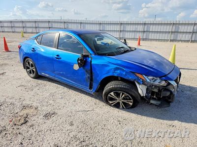 Czwarte zdjęcie samochodu z boku: 2021 NISSAN SENTRA SV VIN:3N1AB8CV0MY251863 - miniatura