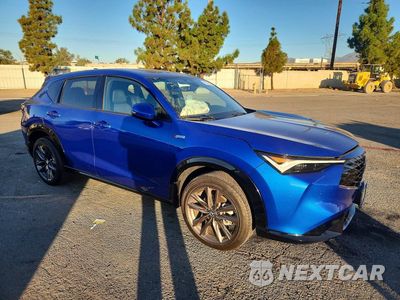 Czwarte zdjęcie samochodu z boku: 2025 ACURA ADX A-SPEC VIN:3HDSA1H58SM701850 - miniatura