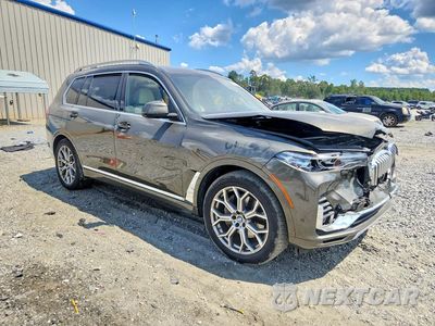 Czwarte zdjęcie samochodu z boku: 2021 BMW X7 XDRIVE40I VIN:5UXCW2C07M9H07912 - miniatura