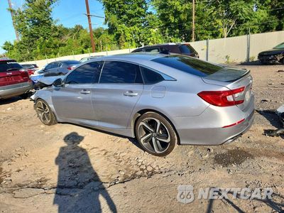 Drugie zdjęcie samochodu z przodu: 2021 HONDA ACCORD SPORT SE VIN:1HGCV1F46MA075334 - miniatura