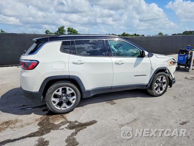 Trzecie zdjęcie samochodu z tyłu: 2020 JEEP COMPASS LIMITED VIN:3C4NJCCB1LT165886 - miniatura