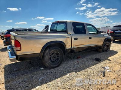 Trzecie zdjęcie samochodu z tyłu: 2003 DODGE DAKOTA QUAD SLT VIN:1D7HL48N63S273086 - miniatura