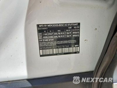 Zdjęcie 13 z 13 samochodu: 2023 MERCEDES-BENZ GLB 250 VIN:W1N4M4GBXPW278764 - miniatura